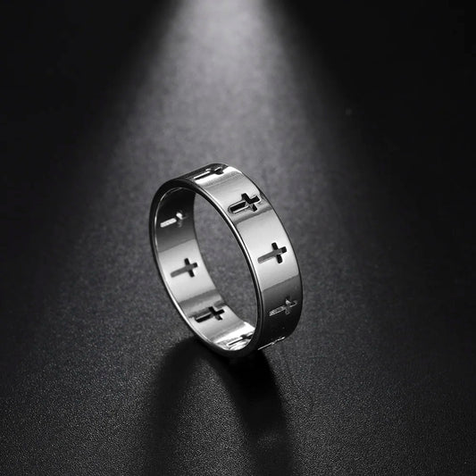 Cross Ring (Stainless Steel)