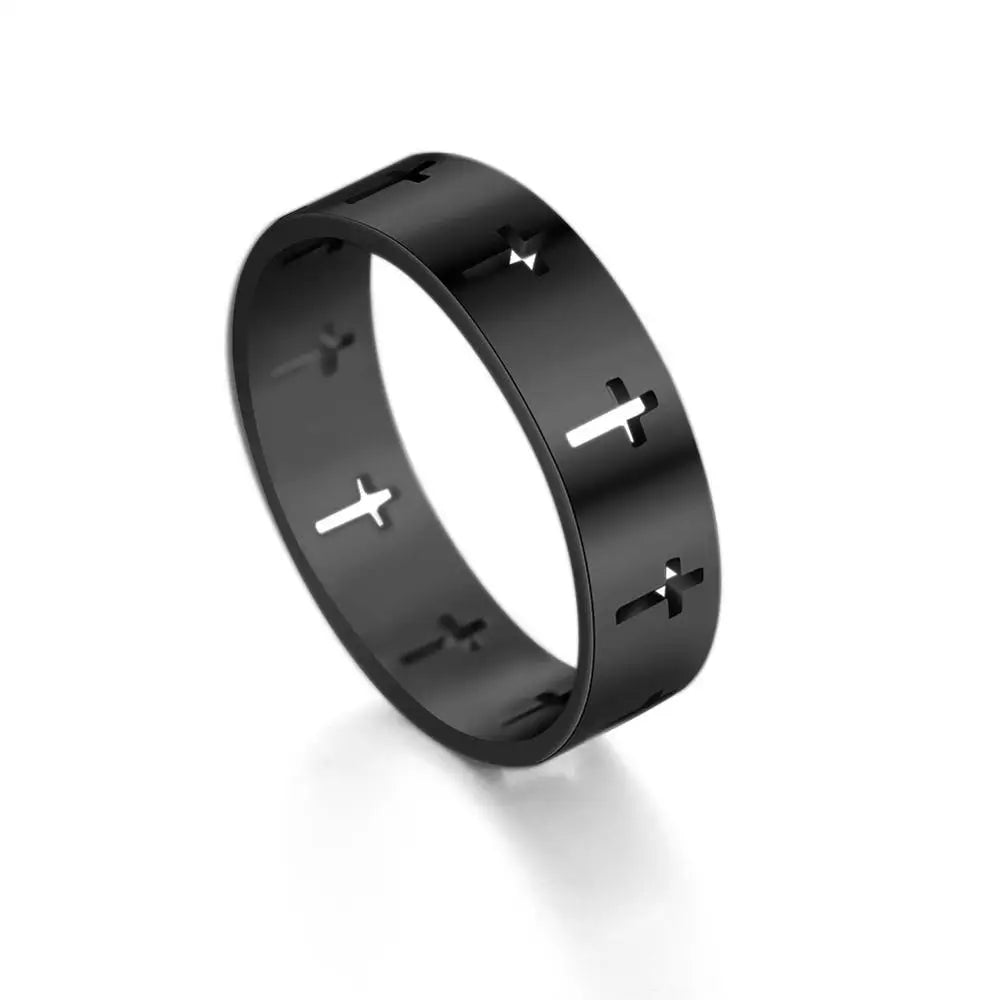 Cross Ring (Stainless Steel)