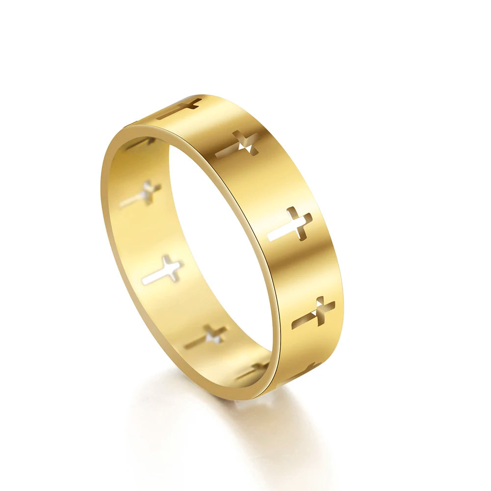 Cross Ring (Stainless Steel)