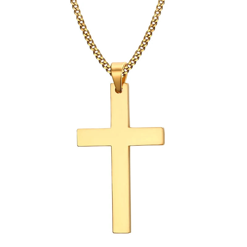 Cross Pendant (Stainless Steel)