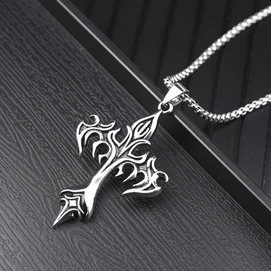 Y2K Cross Pendant (Stainless Steel)